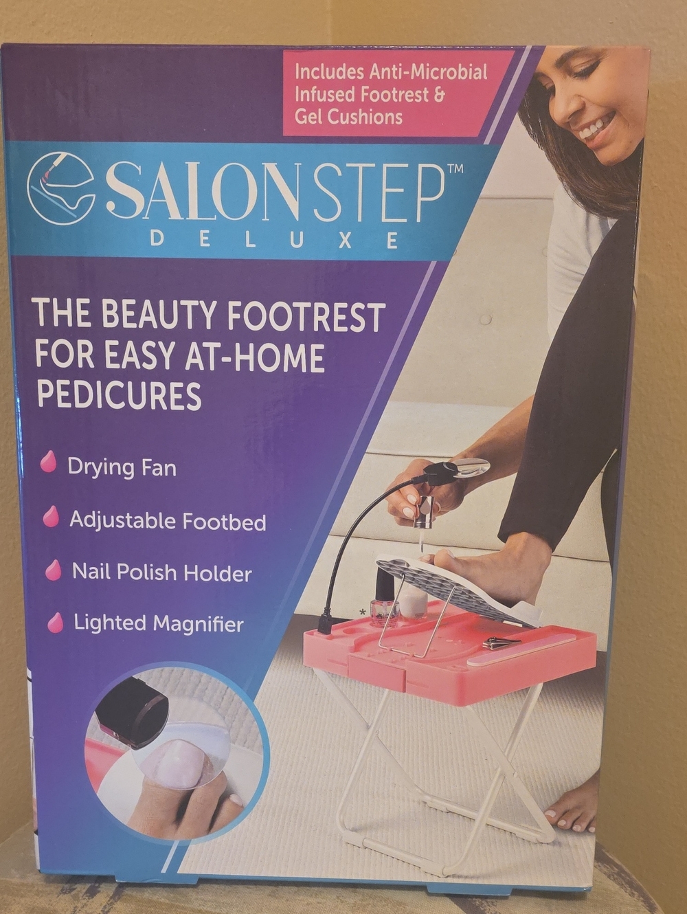 Salonstep Deluxe  Footrest for At-Home Pedicures